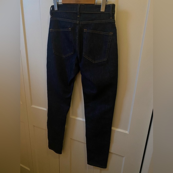 Everlane High Rise Skinny Jeans- Dark Indigo - Picture 7 of 9
